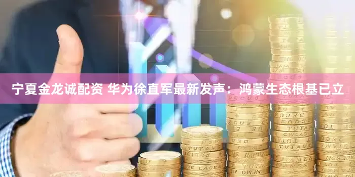 宁夏金龙诚配资 华为徐直军最新发声：鸿蒙生态根基已立